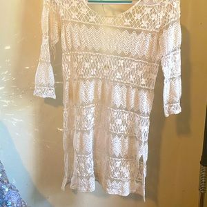 GIANNI BINI Lace Mini Dress